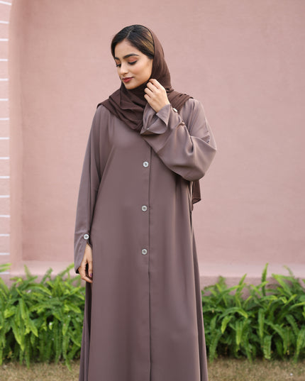 Buttoned Tranquility Abaya
