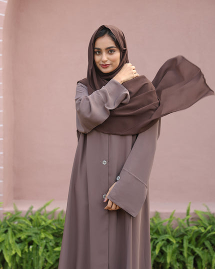 Buttoned Tranquility Abaya