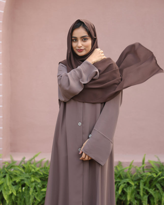 Buttoned Tranquility Abaya