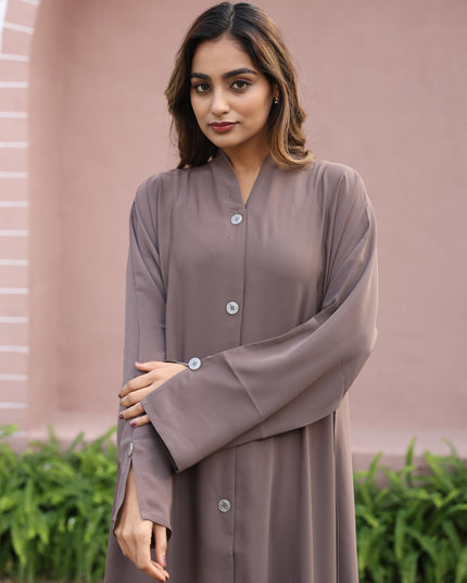 Buttoned Tranquility Abaya