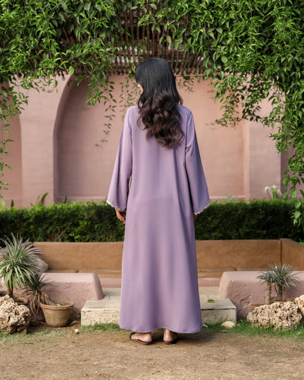 Floral Haze - Lace Abaya