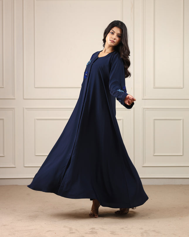 Velvet Blossom - Handwork Abaya