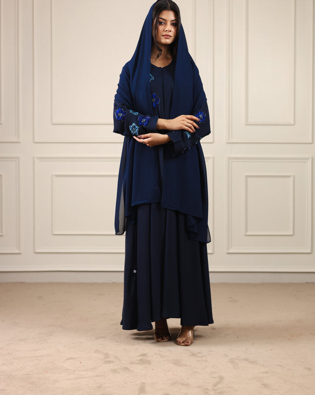 Velvet Blossom - Handwork Abaya