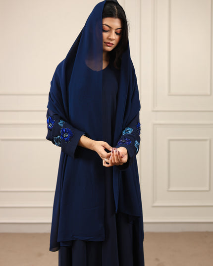 Velvet Blossom - Handwork Abaya