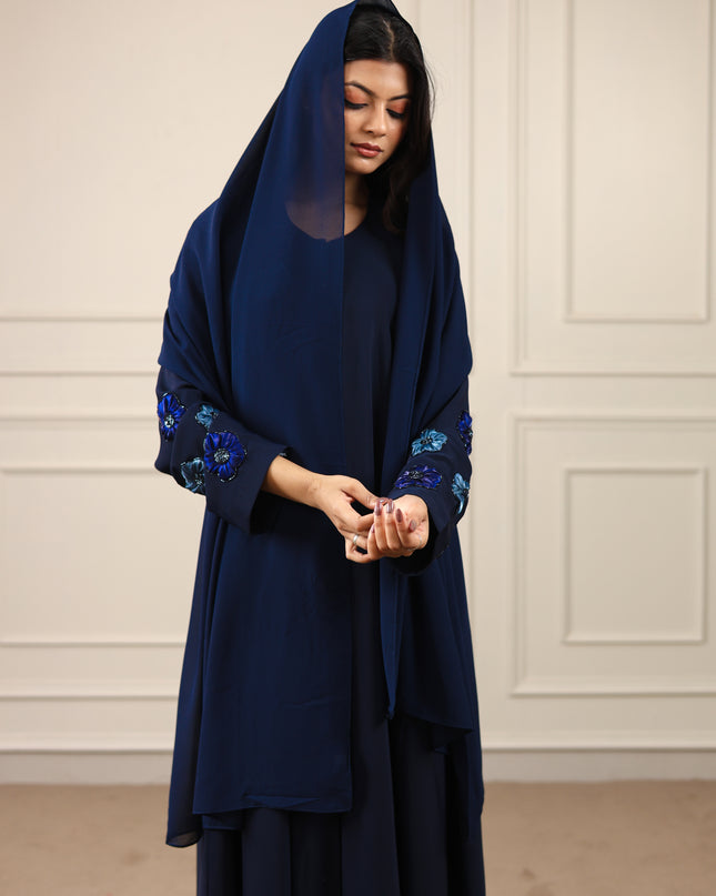 Velvet Blossom - Handwork Abaya