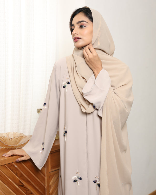 Serenity Drift Handwork Abaya