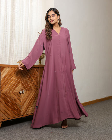 Rose Calm Handwork Abaya