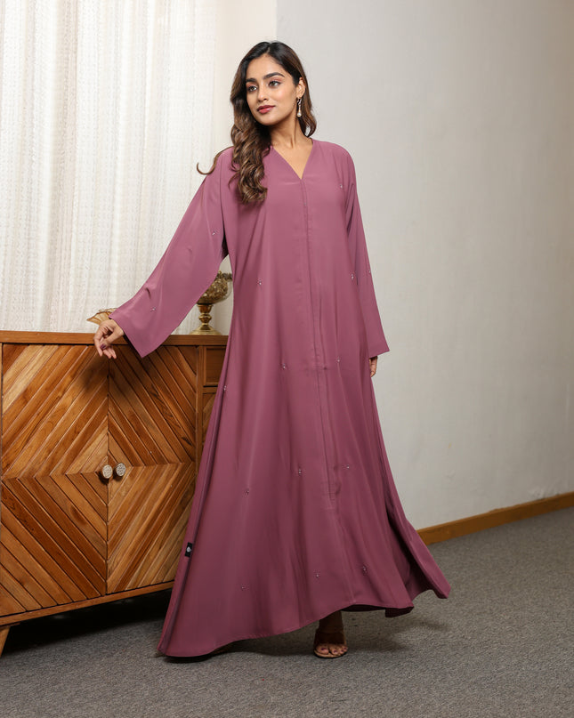 Rose Calm Handwork Abaya