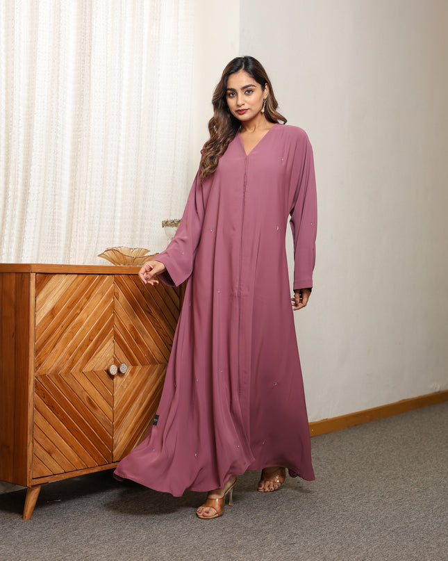 Rose Calm Handwork Abaya