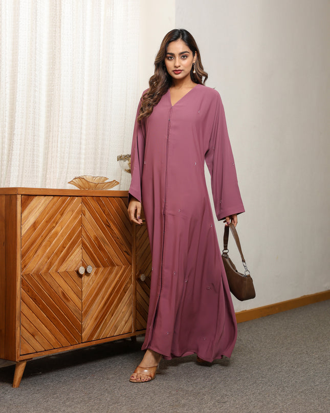 Rose Calm Handwork Abaya