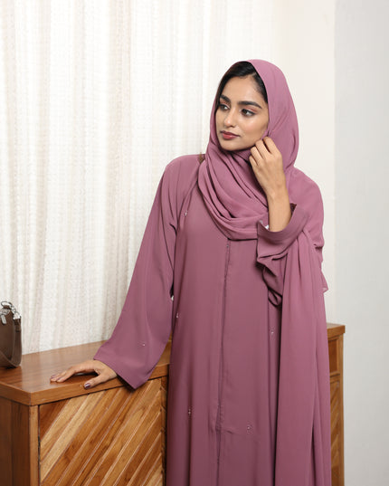 Rose Calm Handwork Abaya