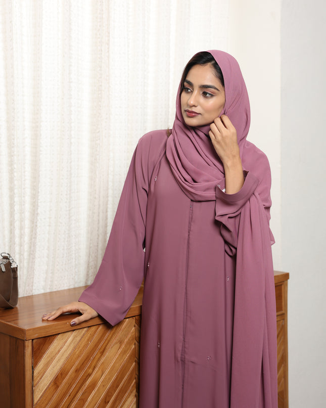Rose Calm Handwork Abaya