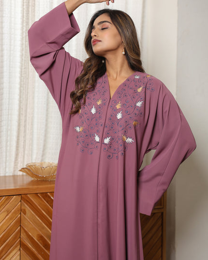 Twilight Grace Embroidery Abaya