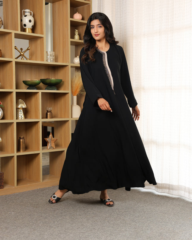 Crescent Noor Handwork Abaya