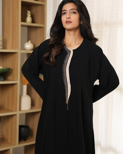 Crescent Noor Handwork Abaya