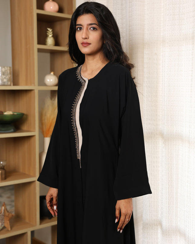 Crescent Noor Handwork Abaya