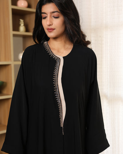 Crescent Noor Handwork Abaya