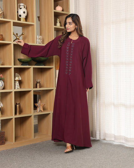 Zeenat Bloom Handwork Abaya