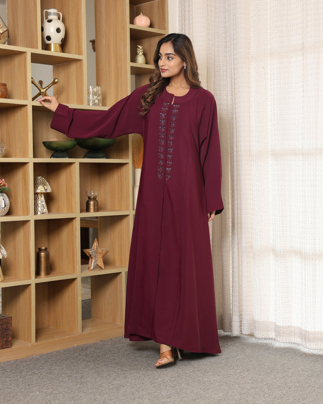 Zeenat Bloom Handwork Abaya