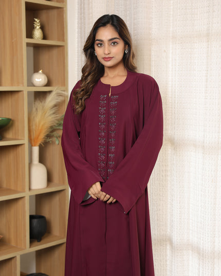 Zeenat Bloom Handwork Abaya