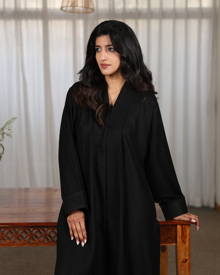 Midnight Elegance Glitter Black Abaya