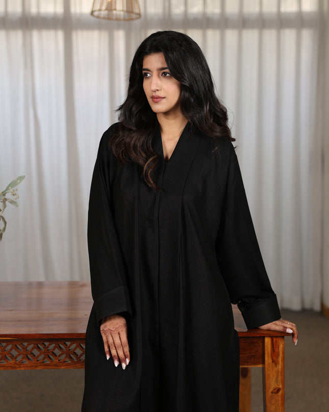 Midnight Elegance Glitter Black Abaya