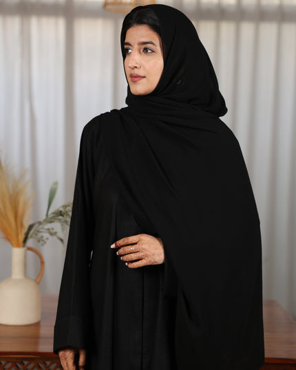 Midnight Elegance Glitter Black Abaya