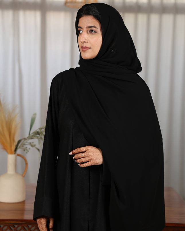 Midnight Elegance Glitter Black Abaya