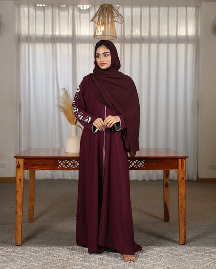 Jasmine Handwork Sleeves Abaya