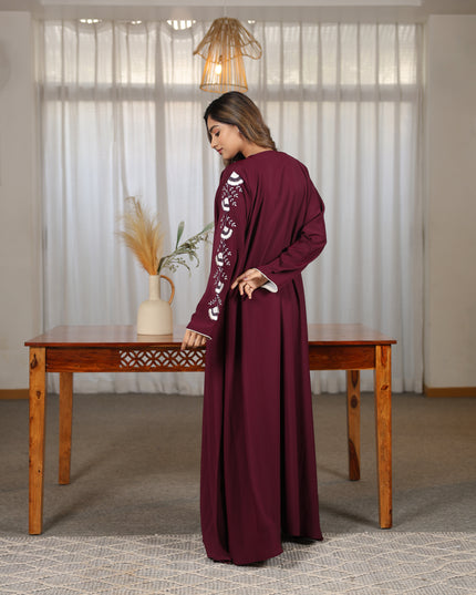 Jasmine Handwork Sleeves Abaya