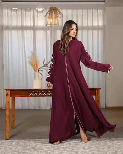 Jasmine Handwork Sleeves Abaya