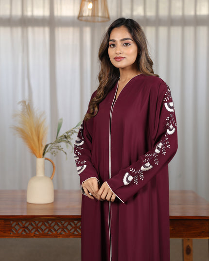 Jasmine Handwork Sleeves Abaya