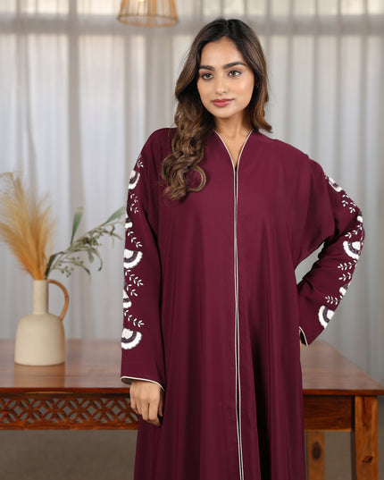 Jasmine Handwork Sleeves Abaya