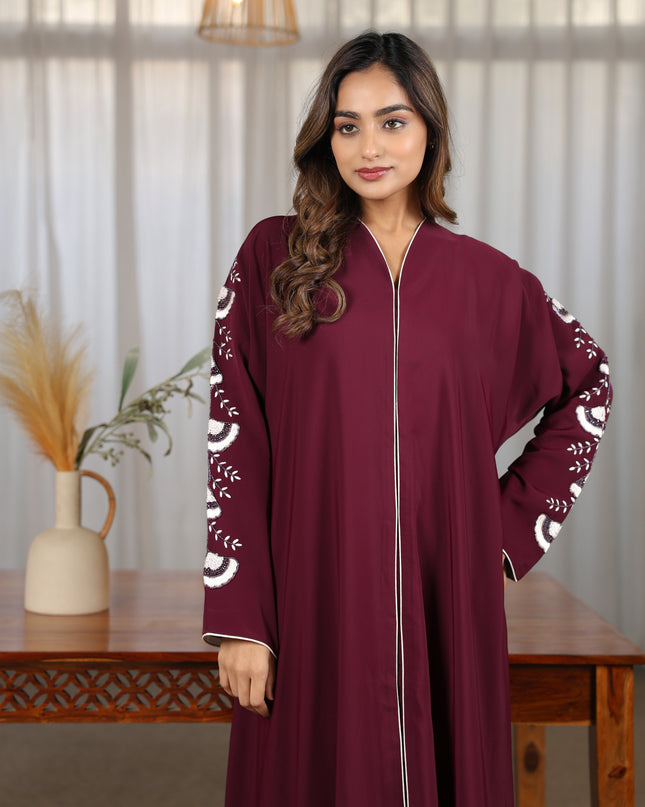 Jasmine Handwork Sleeves Abaya