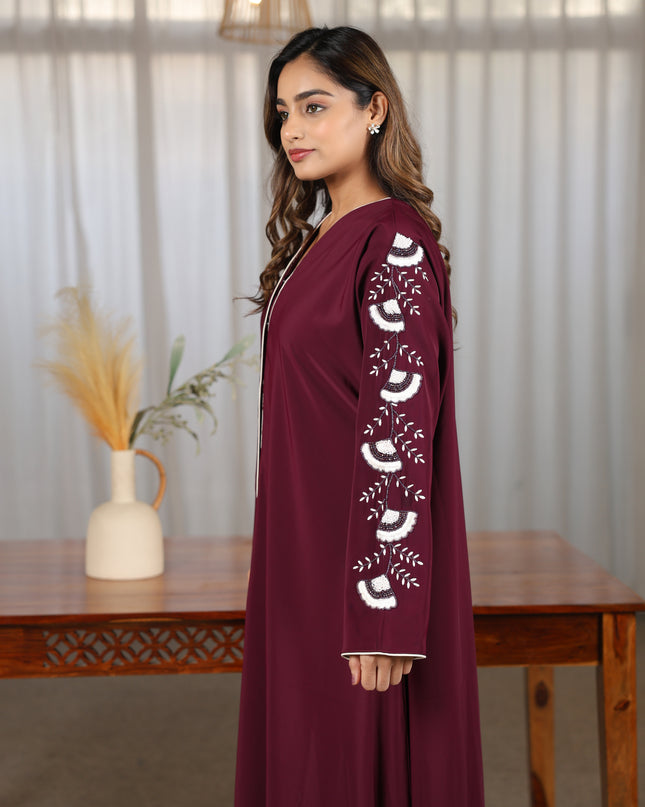 Jasmine Handwork Sleeves Abaya