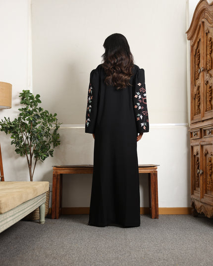 Artisan Multicolor Embroidery Abaya