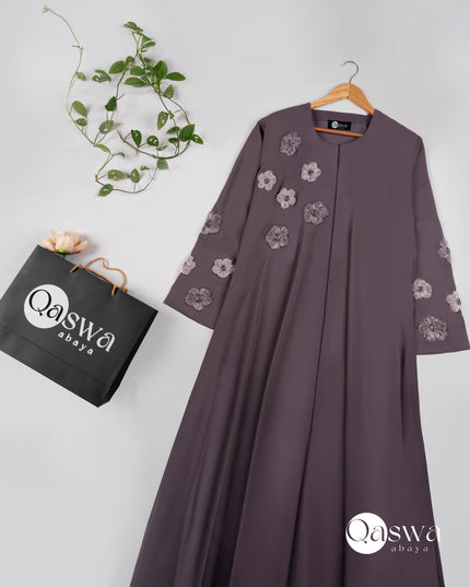Velvet Blossom - Handwork Abaya