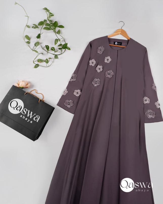Velvet Blossom - Handwork Abaya