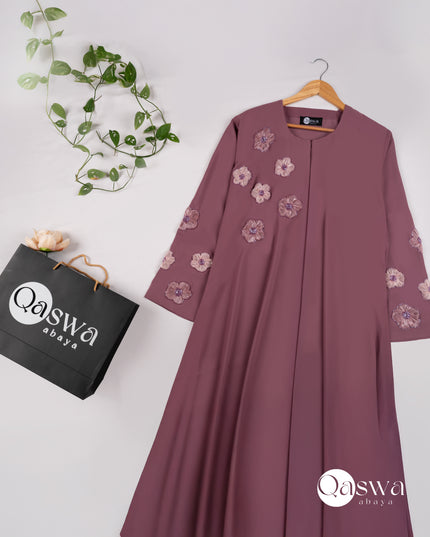 Velvet Blossom - Handwork Abaya