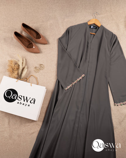 Floral Haze - Lace Abaya