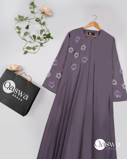 Velvet Blossom - Handwork Abaya
