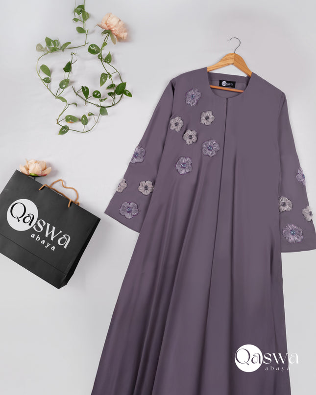 Velvet Blossom - Handwork Abaya