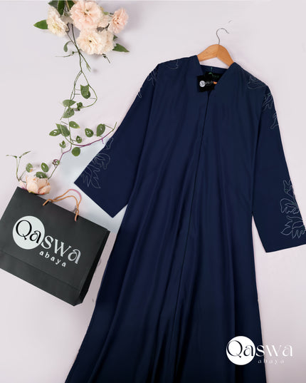 Echo of Embers Embroidery With Handwork Abaya