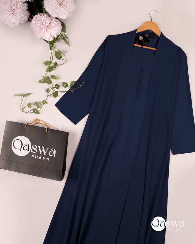 Muted Majesty Buttoned Abaya