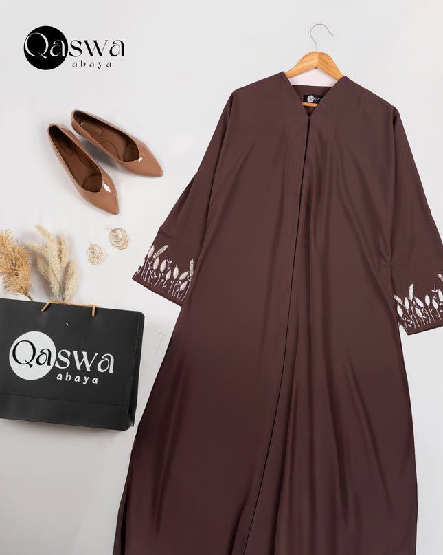 Luminous Handwork Sleeves Abaya