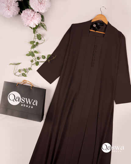 Muted Majesty Buttoned Abaya