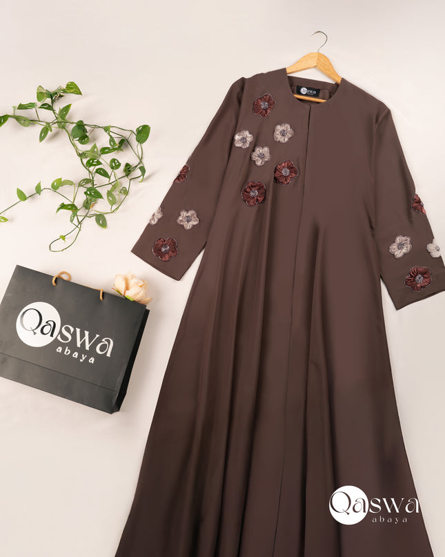 Velvet Blossom - Handwork Abaya