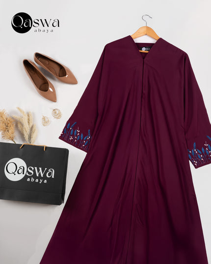Luminous Handwork Sleeves Abaya