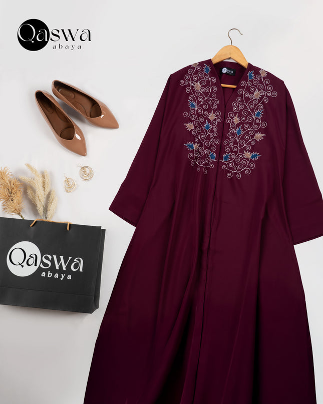 Twilight Grace Embroidery Abaya
